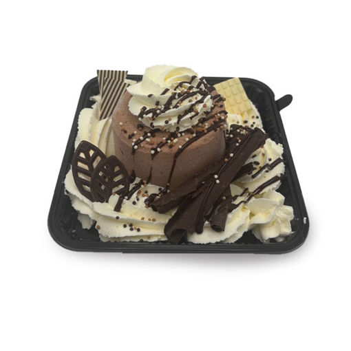 Afbeelding van Opgemaakte chocolade pudding