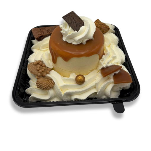 Afbeelding van Opgemaakte crème brûlée pudding